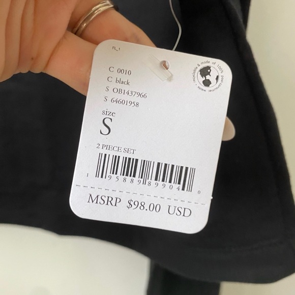 NWT FP Movement Sunny Set / Black - Picture 6 of 7